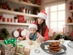 Сlipart young 7 dessert christmas new year activity time   BillionPhotos