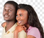 Сlipart Couple Black Cheerful Family Happiness photo cut out BillionPhotos