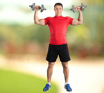 Сlipart Exercising Men Muscular Build Healthy Lifestyle Weightlifting   BillionPhotos