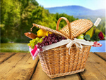 Сlipart picnic basket outdoor meal table   BillionPhotos