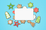 Сlipart gingerbread background white star sweet   BillionPhotos