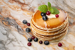 Сlipart jam pancake strawberry dessert american   BillionPhotos