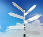 Сlipart signpost road sign arrow banner   BillionPhotos