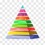 Сlipart Pyramid Symbol Three-dimensional Shape Pyramid Shape Layered vector cut out BillionPhotos