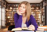 Сlipart library reading person people woman   BillionPhotos