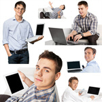 Сlipart Computer Men Business Laptop Businessman   BillionPhotos