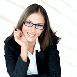 Сlipart Women Business Glasses Businesswoman Smiling   BillionPhotos