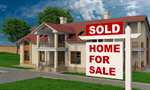 Сlipart Sold House Residential Structure Home Interior Sign 3d  BillionPhotos
