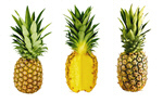 Сlipart pineapple ananas closeup half white   BillionPhotos