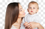 Сlipart mother mom smiling infant baby photo cut out BillionPhotos