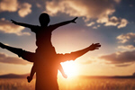 Сlipart dad kid boy silhouette adult   BillionPhotos