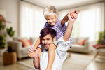 Сlipart family happy fun sofa house   BillionPhotos