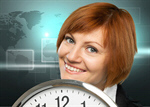 Сlipart Clock Women Clock Face Human Face One Person   BillionPhotos