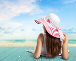 Сlipart beach holiday relax woman chair   BillionPhotos