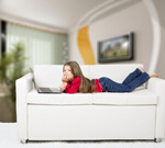 Сlipart child girl learning online teacher   BillionPhotos