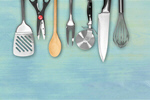 Сlipart kitchen vintage set blue background chef   BillionPhotos