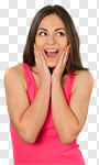 Сlipart Surprise Women Shock Human Face Cheerful photo cut out BillionPhotos