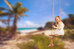 Сlipart Child on swing swing child girl tree   BillionPhotos