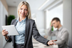 Сlipart office young worker woman portrait   BillionPhotos
