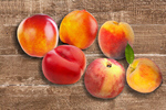 Сlipart peach background breakfast delicious dessert   BillionPhotos