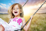Сlipart Child Playing Playground Little Girls Swing   BillionPhotos