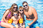 Сlipart swimming pool son dad mum photo  BillionPhotos