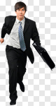 Сlipart Running Urgency Businessman Business Men photo cut out BillionPhotos