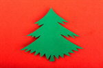 Сlipart Christmas tree paper background craft holiday green photo  BillionPhotos