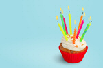 Сlipart birthday cake candle cupcake background   BillionPhotos