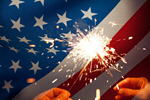Сlipart sparkler flag fireworks usa happy   BillionPhotos