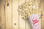 Сlipart Popcorn Spilling Movie Pouring Isolated   BillionPhotos