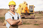 Сlipart excavator worker foreman truck builder   BillionPhotos