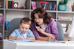 Сlipart mom work busy home woman photo  BillionPhotos