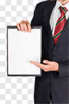 Сlipart Holding Business Men Clipboard Sign photo cut out BillionPhotos