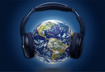 Сlipart Headphones Music Globe Earth Listening   BillionPhotos