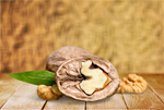 Сlipart walnut nut set closeup leaves   BillionPhotos