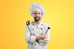 Сlipart chef cook professional man background   BillionPhotos