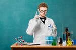 Сlipart scientist mad professor serious chemistry   BillionPhotos