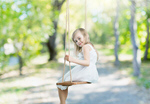 Сlipart Child on swing swing child girl tree   BillionPhotos