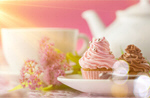 Сlipart Tea Afternoon Tea Tea Party Cupcake Cake   BillionPhotos
