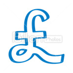 Сlipart Pound sterling Pound sterlings Pound Sterling Money vector icon cut out BillionPhotos