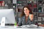 Сlipart business happy office person woman photo  BillionPhotos