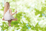 Сlipart Child on swing swing child girl tree   BillionPhotos