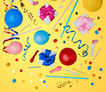 Сlipart Birthday accessories anniversary background balloon birthday   BillionPhotos