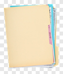 Сlipart File Paper with Ring Binder Stack photo cut out BillionPhotos