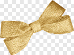 Сlipart Ribbon Gold Bow White Silk photo cut out BillionPhotos
