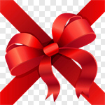 Сlipart Bow Bow Gift Red Holiday vector cut out BillionPhotos