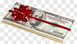 Сlipart Perks Currency Christmas Gift Bow photo cut out BillionPhotos