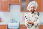 Сlipart chef cook professional man background   BillionPhotos