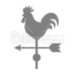 Сlipart Rooster Plant Fence Chicken Direction vector icon cut out BillionPhotos